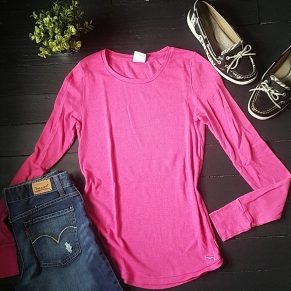 PINK Victoria's Secret Tops - Pink Victoria's Secret Pink Shirt